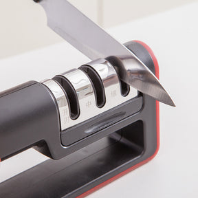 DiamondEdge Professional Knife Sharpener: 3-Stage Precision Sharpening System