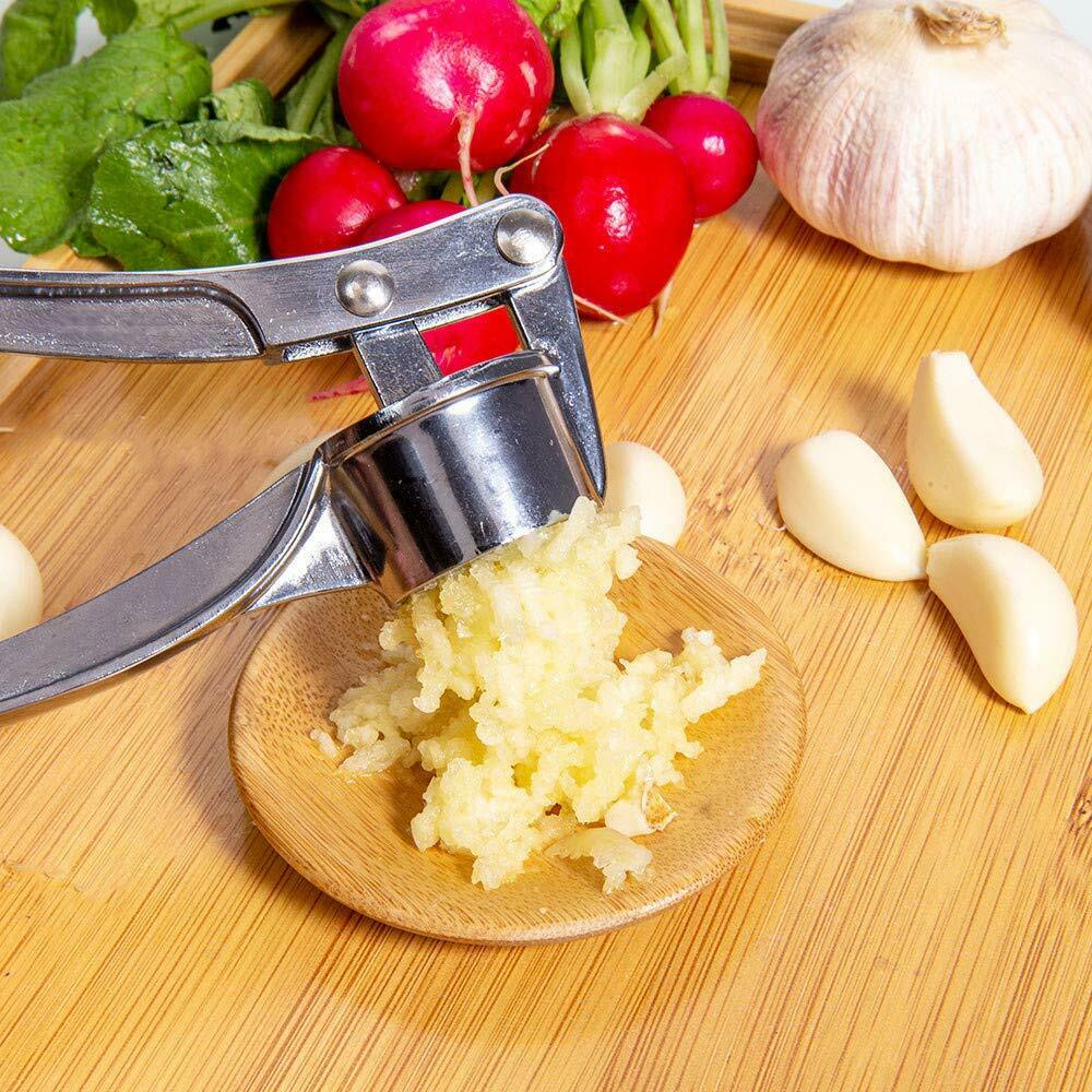 GarliGrip: Easy-Squeeze Garlic Press Crusher Mincer