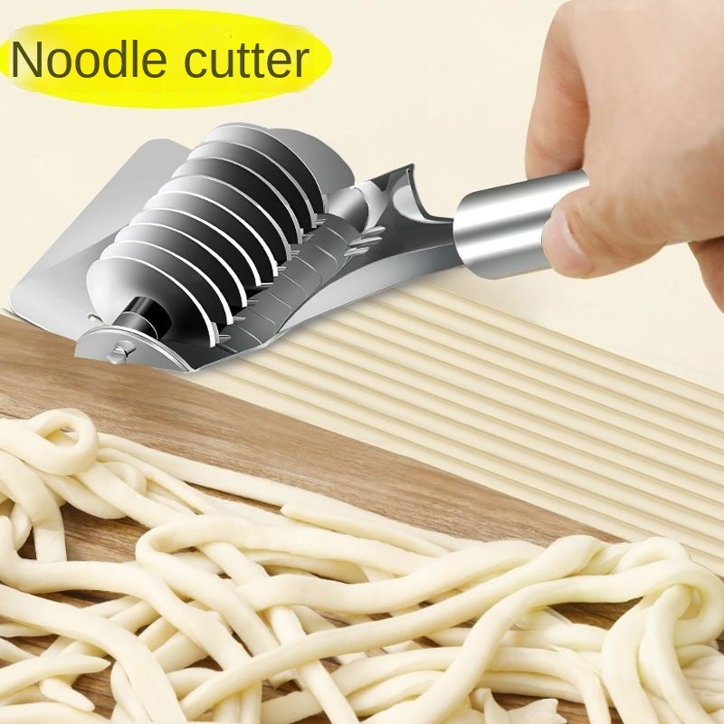Stainless Steel Manual Noodle Cutter: Fast and Efficient Noodle Making with Roller Dough Rolling Machine