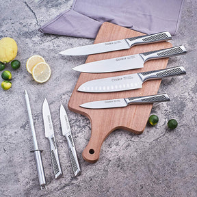 ProSlice 15-Piece Precision Cutlery Set: German Steel Blades with SecureGrip Handles